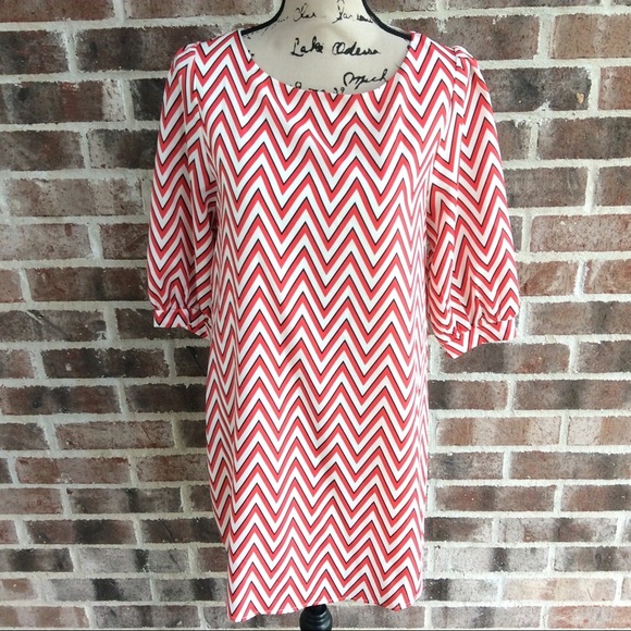 Everly Dresses & Skirts - Everly Chevron Shift Dress